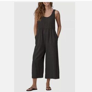 New! Patagonia Size Small Garden Island Jumpsuit Ink Black 75015 Boho Romper